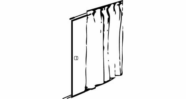 DOOR CURTAINS SYNTHETIC FIBRE TARPAULIN CANVAS, SIZE x MATERIAL x TYPE, IMPA 150715, Price per PCS