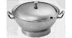 SOUP TUREEN WITH COVER cap.4 litre STAINLESS STEEL, Price for 1, IMPA 170837, ISSA 2567301, Weight 1.40Kg HS Code: 73239310 Origin: NETHERLANDS