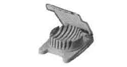 EGG SLICER DOUBLE DELUXE PLASTIC WHITE170x85mm, Price for 1, IMPA 172856, ISSA 2536603, Weight 0.15Kg HS Code: 73239310 Origin: CHINA