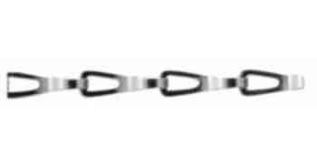 SASH CHAIN 16x5mm BRASSper meter, Price for 1, IMPA 231144, ISSA 3707101, Weight 0.01Kg HS Code: 74191000 Origin: ITALY