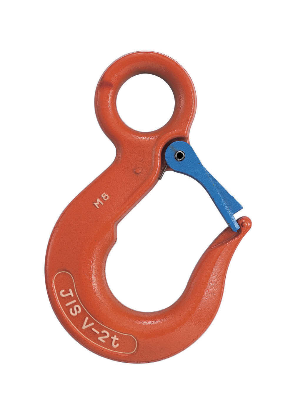 HOIST HOOK STEEL WITH LATCH 0,75 ton WITH EYE int.19mm, Price for 1, IMPA 231231, ISSA 4304701, Weight 0.26Kg HS Code: 73269091 Origin: NETHERLANDS