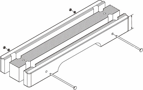 Wooden normalisation repair step incl. hearts 525x117x60 mm, Price per PCS, IMPA 232049, HS Code 44072925, Origin NL, Weight 1.40Kg