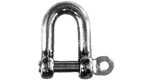 SCREW PIN D-SHACKLE 10x10x20mm STAINLESS STEEL, Price for 1, IMPA 233503, ISSA 4310105, Weight 0.11Kg HS Code: 73269098 Origin: CHINA
