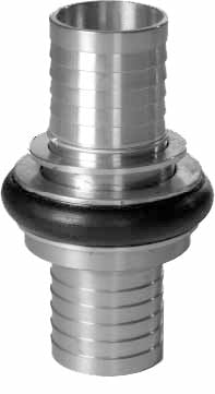HOSE COUPLING MACHINO 21/2" BRASS 38 MM , Price per PAIR , Country Of Origin : TW , HS Code: 74122000 , Net Weight: 1.5 , IMPA - 330892 - ISSA - 4762103