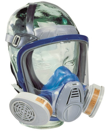 Twin filter full facemask, Price Per box , IMPA 331245, 331246, 331247 , Weight: 0.2Kg, HS Code 90200000, Origin ES