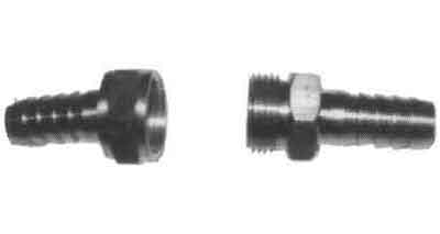 HOSE COUPLING AIR / SCREW BRASS 9 MM , Price per PAIR , Country Of Origin : CN , HS Code: 74122000 , Net Weight: 0.05 , IMPA - 351063 - ISSA