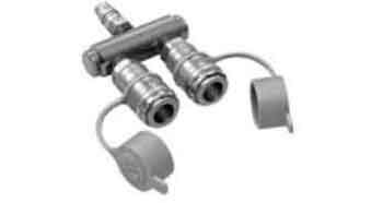 TETRA CQ-2, Line Coupler, Branch Piping Coupler for Air, 1x 20pm, 2x 20sm, Price Per PCE, HS-Code 7326200090, Origin TW, IMPA 351650, Weight 0.282Kg, TETRA, Quality B