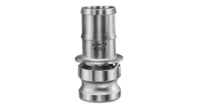 Camlock Coupling Type E, Diameter 100 mm (4"), Aluminium, IMPA 351908, Price Per PCE, HS-Code 7609000090, Origin CN, IMPA 351908, Weight 0.9Kg, TETRA, Quality B