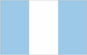 FLAG GUATEMALA, ENSIGN FLAG 100X150CM , IMPA 371919, Price per SHT