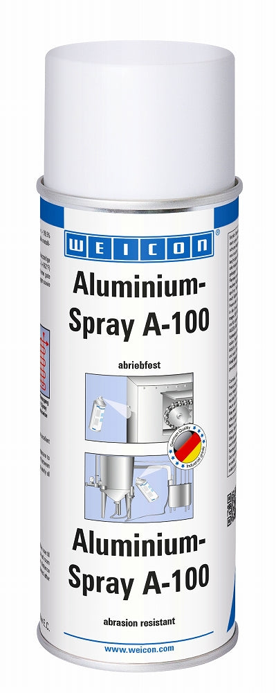 PROTECTION SPRAY ALUMINIUM SPRAY 400 ML WEICON , Price per PIECE , Country Of Origin : DE , HS Code: 32081090 , Net Weight: 0.302 , IMPA - 450814 - ISSA - 5340242