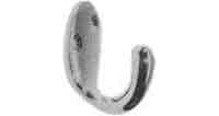 WARDROBE HOOK BRASS, Price for 1, IMPA 491002, ISSA 3717801, Weight 0.03Kg HS Code: 83025000 Origin: GERMANY
