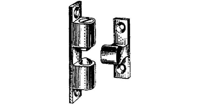 DOUBLE BALL CATCH 60mm BRASS, Price for 1, IMPA 492403, ISSA 3704403, Weight 0.02Kg HS Code: 83024200 Origin: CHINA