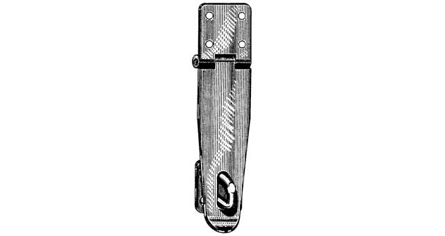 HASP & STAPLE 140x35mm STEEL ZINC PLATED, Price for 1, IMPA 492553, ISSA , Weight 0.10Kg HS Code: 83021000 Origin: CHINA