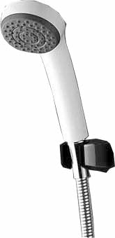 SHOWER HEAD PLASTIC WHITE WITH HOSE 120cm BSP 1/2", Price for 1, IMPA 530375, ISSA 3907101, Weight 0.29Kg HS Code: 39269097 Origin: CHINA