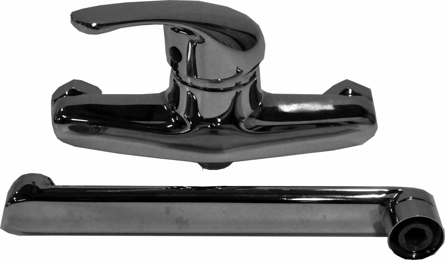 SINGLE LEVER FAUCET SINK FAUCET 130-170 MM CHROMED WATERLINE , Price per PIECE , Country Of Origin : CN , HS Code: 84818011 , Net Weight: 2.5 , IMPA - 531106 - ISSA - 3915401