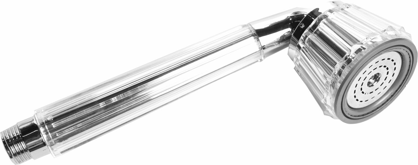 HAND SHOWER HEAD CHROME ADJUSTABLE BSP 1/2", Price for 1, IMPA 531812, ISSA 3907100, Weight 0.20Kg HS Code: 39269097 Origin: CHINA