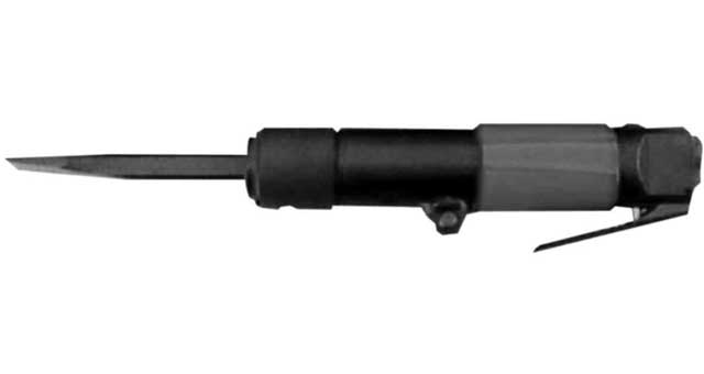 TETRA PRO CS-19S, Pneumatic Chisel Scaler, straight model, 2200 rpm, square connection (model 2B), IMPA 590582, Price Per PCE, HS-Code 8467190000, Origin IN, IMPA 590581, Weight 2.4Kg, TETRA PRO, Quality B
