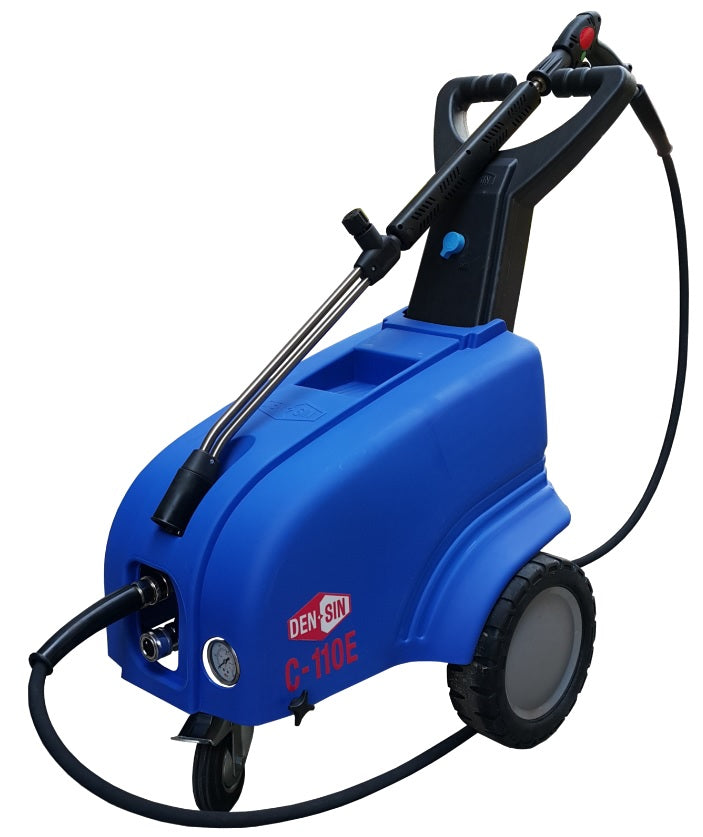 Den-Sin C-110E, Industrial High Pressure Cleaner, 110 Bar, 220 V, 1 Ph, 60 Hz, 11.7 l/min, IMPA 590852, Price Per PCE, HS-Code 8424301000, Origin SG, IMPA 590852, Weight 45Kg, Den-Sin, Quality A