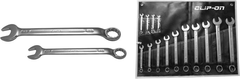 WRENCH OPEN & 12-POINT BOX SET 6-19mm 11pcs, Price for 1, IMPA 610542, ISSA , Weight 0.67Kg HS Code: 82060000 Origin: INDIA
