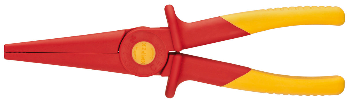 PLIER SNIPE NOSE PLASTIC 220mm VDE 1000 Volt GERMAN, Price for 1, IMPA 611690, ISSA , Weight 0.13Kg HS Code: 39269097 Origin: GERMANY