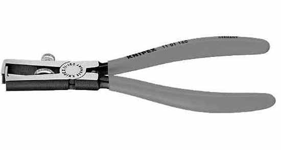 PLIER STRIPPING 160mm WITH ADJUSTING SCREW-GERMAN, Price for 1, IMPA 611741, ISSA 5731102, Weight 0.17Kg HS Code: 82032000 Origin: GERMANY