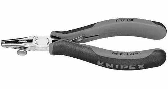 ELECTRONICS WIRE STRIPPER 140mm WITH SPRING KNIPEX, Price for 1, IMPA 611749, ISSA , Weight 0.10Kg HS Code: 82032000 Origin: GERMANY