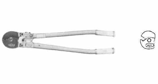 CABLE CUTTER 1065mm cap.22mm, Price for 1, IMPA 611904, ISSA 5728610, Weight 7.90Kg HS Code: 82034000 Origin: GERMANY