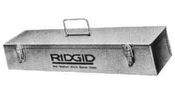 CARRYING CASE PLASTIC FOR DIE HEADS 12R-RIDGID, Price for 1, IMPA 616647, ISSA , Weight 2.50Kg HS Code: 73269098 Origin: U.S.A.