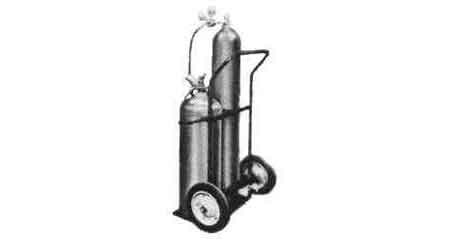 CILINDER TROLLEY ACETYLENE/OXYGEN 2 X 50 LTR , Price per PIECE , Country Of Origin : NL , HS Code: 82031000 , Net Weight: 40 , IMPA - 617191 - ISSA