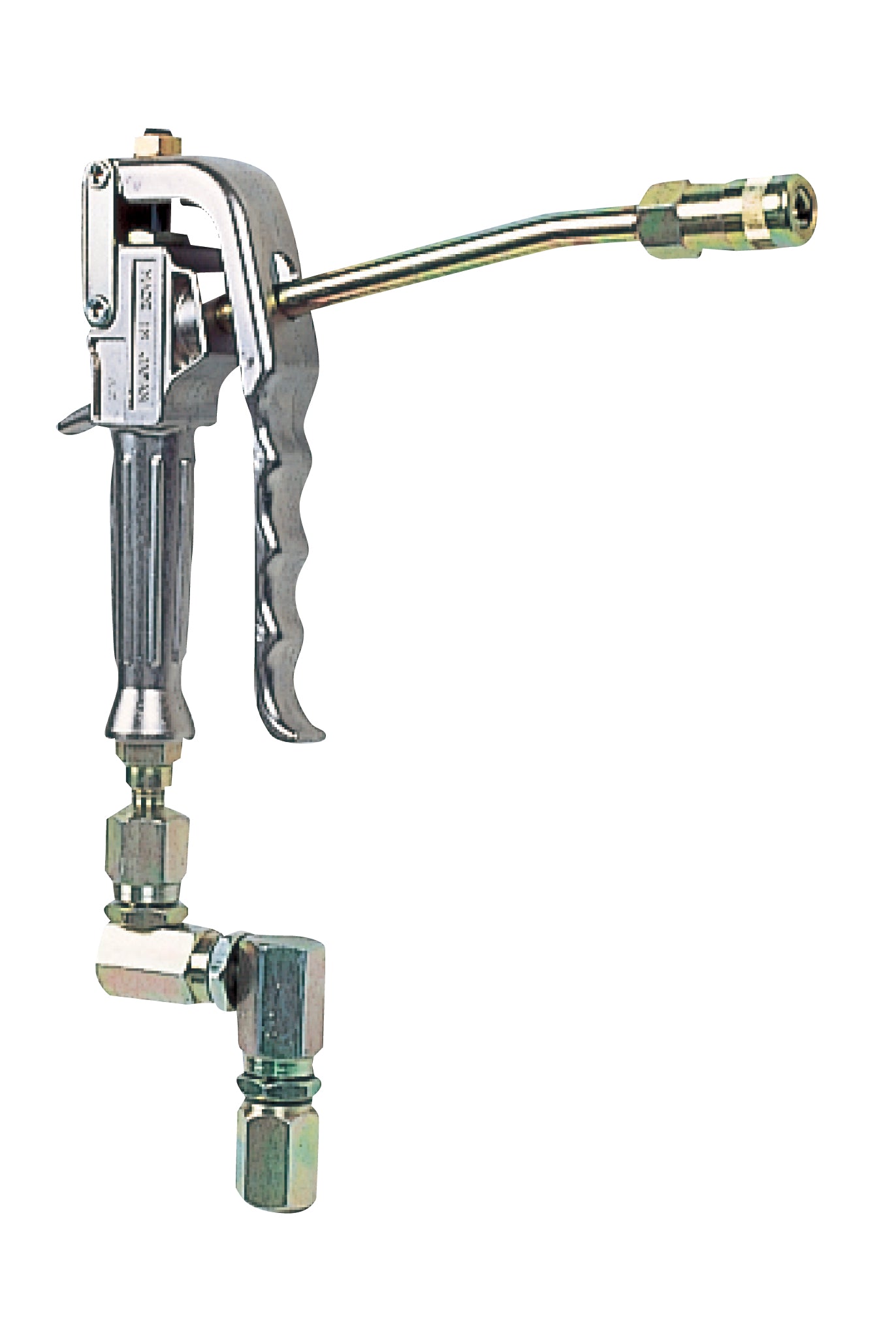 Grease Gun 2305, 1/4" NPT female in, with bent rigid pipe, with triple swivel, IMPA 617565, Price Per PCE, HS-Code 8413910090, Origin TR, IMPA 617565, Weight 0.8Kg, Gülersan, Quality B