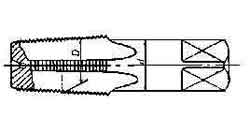 HAND TAP High Speed Steel BSPT 2" x 11, Price for 1, IMPA 631535, ISSA , Weight 1.68Kg HS Code: 82074010 Origin: GERMANY