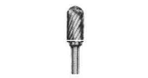 Carbide rotary bur, cylindircal radius end (B13), shank 6 mm, blade 6 mm, length 50 mm, Price Per PCE, HS-Code 8207909100, Origin DE, IMPA 632513, Weight 0.02Kg, Klingspor, Quality A