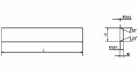 TOOL BIT PLATE CUTTING-OFF HSS1/8"x 3/4"x 6", Price for 1, IMPA 632653, ISSA 5753103, Weight 0.05Kg HS Code: 82078019 Origin: INDIA