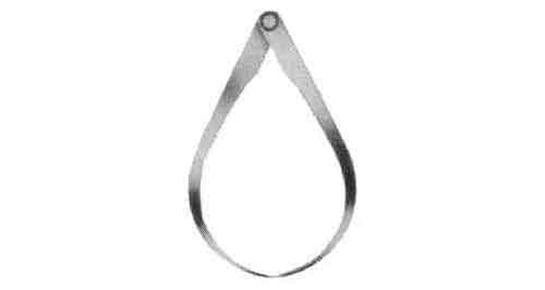 OUTSIDE CALIPER 100mm, Price for 1, IMPA 650101, ISSA 6100400, Weight 0.04Kg HS Code: 90178090 Origin: INDIA