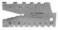 SCREW CUTTING GAUGE FORTRAPEZOID THREAD, Price for 1, IMPA 650624, ISSA , Weight 0.02Kg HS Code: 90318098 Origin: INDIA