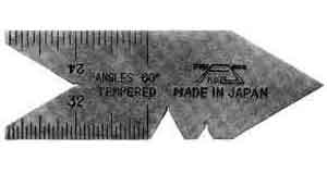 SCREW CUTTING GAUGE 60 DEGR. , Price for 1, IMPA 650633, ISSA , Weight 0.01Kg HS Code: 90318098 Origin: INDIA