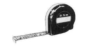 TAPE RULE STEEL 2 mtr. Metric & Inch GERMAN, Price for 1, IMPA 650826, ISSA 6104201, Weight 0.07Kg HS Code: 90178010 Origin: GERMANY