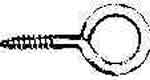 SCREW EYE diam.14mm Length 25mmBRASS, Price for 100, IMPA 696644, ISSA , Weight 0.01Kg HS Code: 74153900 Origin: JAPAN
