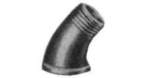 STREET ELBOW 41+280-45degr BSP 1/4" male/female GALV., Price for 1, IMPA 730132, ISSA 6700202, Weight 0.07Kg HS Code: 73071910 Origin: CHINA