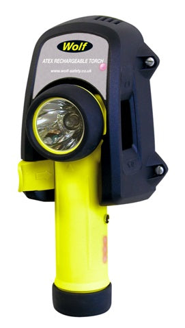 Rechargeable Flashlight IS angled 90 degrees - Atex zone 1, Price Per pc, IMPA 792267, 792286 , Weight: 1Kg, HS Code 85139000, Origin