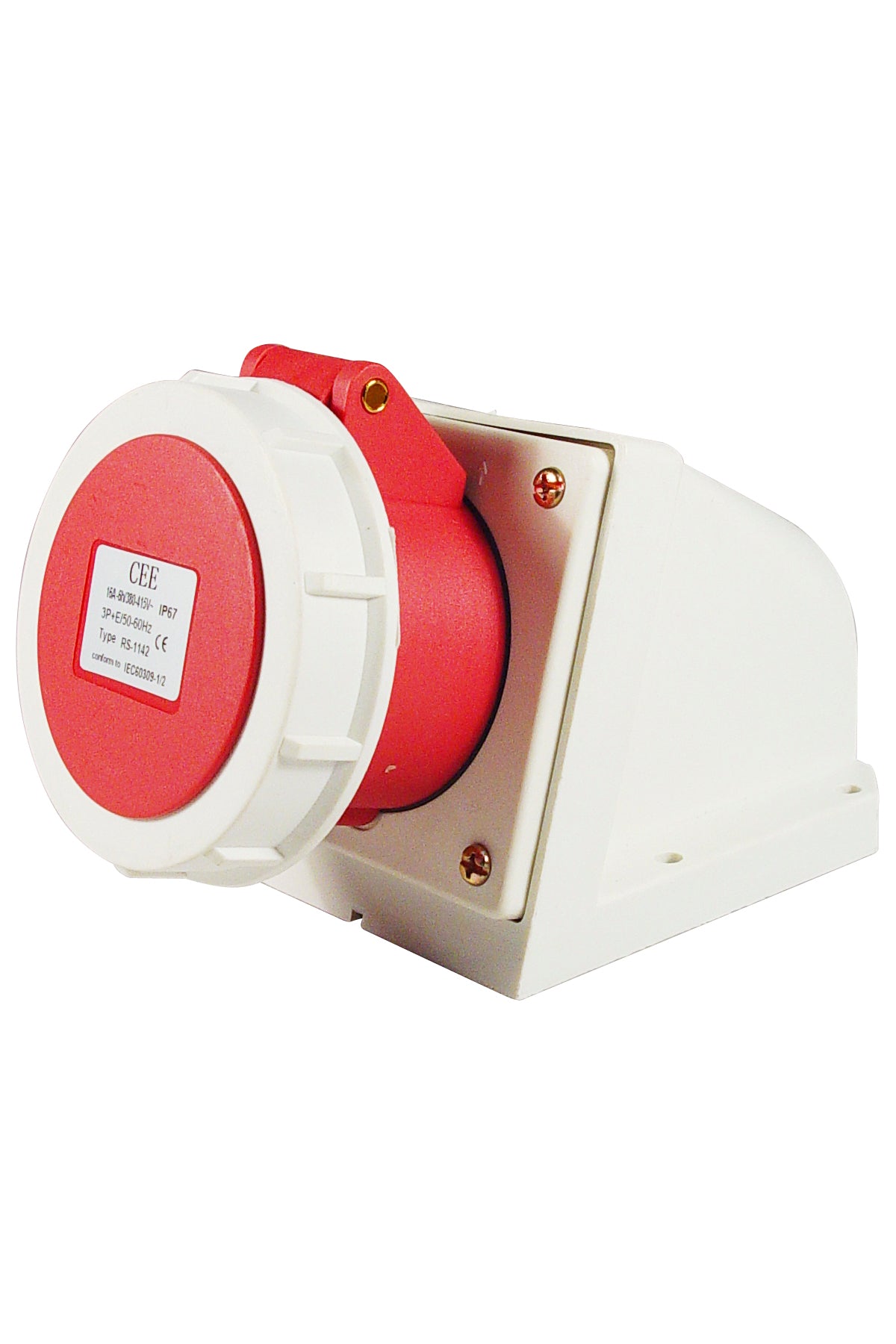 CEE SOCKET IP44 380V 4 POL. 32A 6H, Price Per PCE, IMPA 792740, ISSA 7341620, KERGER NR. - EC Nr - Kloska2 743654 180626 , Origin CN, HS CODE 85351000