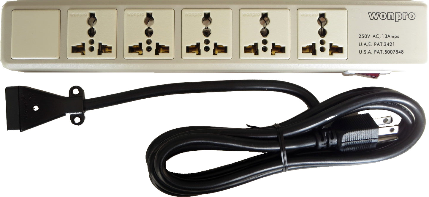TABLE SOCKET MULTIWAY +5 PLUGS + 5MTR+ SCHUKO PLUG, Price Per PCE, IMPA 792949, ISSA , KERGER NR. - EC Nr - Kloska2 179680 , Origin , HS CODE 85366990