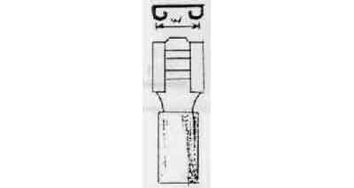 INSULATED FEMALE SNAP-ONS YELLOW 6.3X0.8, Price Per PCE, IMPA 794550, ISSA 7308167, KERGER NR. - EC Nr - Kloska2 342722 160662 424033320, Origin CN, HS CODE 85444991