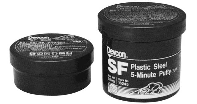 5-MINUTE STEEL PUTTY 500gr DEVCON SFUN3082, Price for 1, IMPA 812262, ISSA 7563332, Weight 0.60Kg HS Code: 32141010 Origin: IRELAND