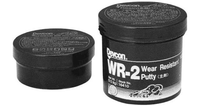 CERAMIC WEAR PUTTY 500 gram DEVCON WR2 UN3082, Price for 1, IMPA 812286, ISSA 7563308, Weight 0.60Kg HS Code: 32141010 Origin: IRELAND