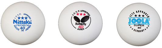 TABLE TENNIS BALLS box of 6 pcs, Price for 1, IMPA 110145, ISSA , Weight 0.03Kg HS Code:  95064010 Origin:  NETHERLANDS