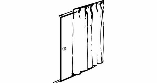 DOOR CURTAINS SYNTHETIC FIBRE TARPAULIN CANVAS, SIZE x MATERIAL x TYPE, IMPA 150715, Price per PCS
