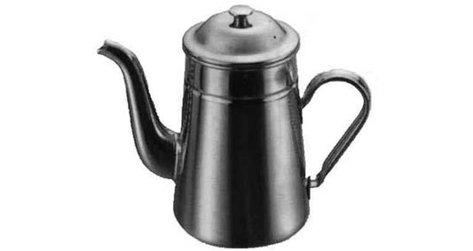 COFFEE CAN cap.2 litre STAINLESS STEEL, Price for 1, IMPA 171167, ISSA 2515302, Weight 0.72Kg HS Code:  73239310 Origin:  NETHERLANDS