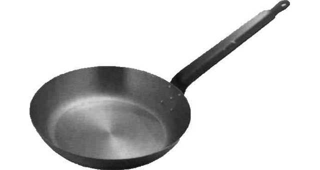 FRYING PAN NON-STICK 200mm STEEL  WITH HANDLE, Price for 1, IMPA 171703, ISSA 2506701, Weight 0.31Kg HS Code:  73239999 Origin:  CHINA