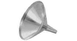FUNNEL STAINLESS STEEL Diameter 200mm, Price for 1, IMPA 172258, ISSA 2536200, Weight 0.15Kg HS Code:  73239390 Origin:  NETHERLANDS